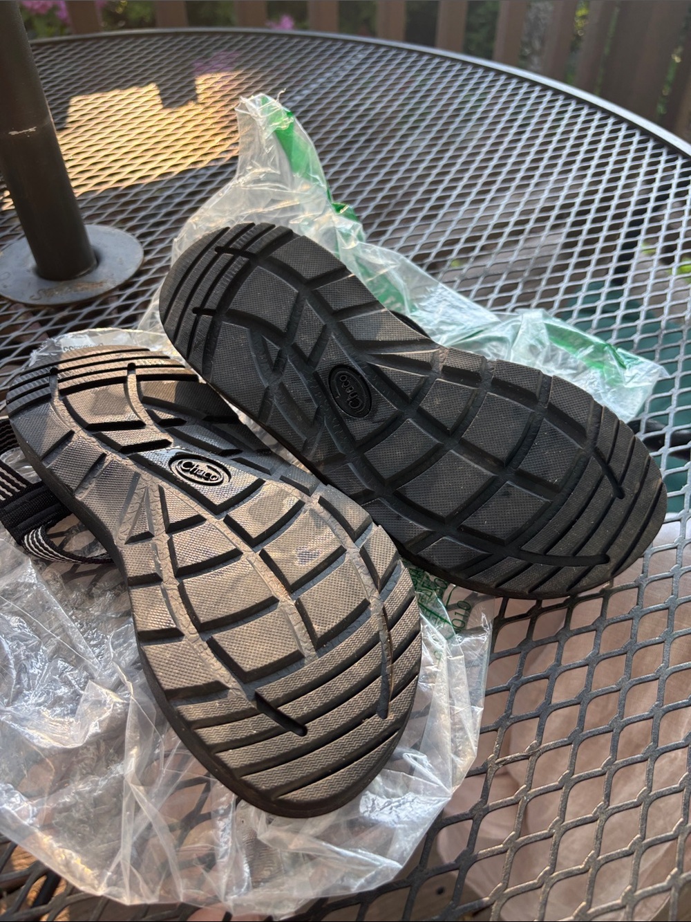 Chaco Women's Bodhi Sandals - Black with White Stripes - Picture 7 of 9